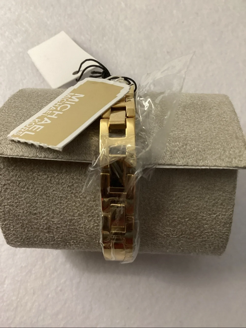 Michael Kors MK Empire Three-Hand Gold-Tone Stainless Steel Watch 22mm